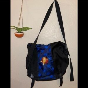 vintage golden state warriors bookbag